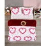 ETE HOMETEX ÇİFT KİŞİLİK LÜX WELSOFT YORGAN 195X215CM LOVE BORDO 8696474231946